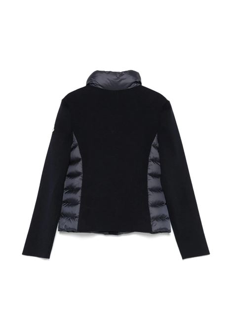 Cardigan In Maglia Con Imbottitura Frontale Blu MONCLER ENFANT | 954-9B00010 M1122742
